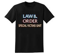Law & Order SVU T-Shirt Black Graphic Unisex Tee Shirt S