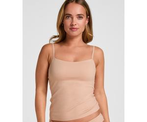 Layershirt HUNKEMÖLLER "Cami Super Comfort", Damen, Gr. M, beige (natur), 60% Polyamid, 32% Elasthan, 8% Polyester, Shirts (15482224-M) natur