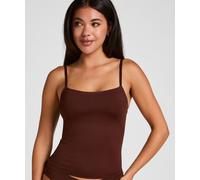 Layershirt HUNKEMÖLLER "Super Comfort Top", Damen, Gr. S, braun, 60% Polyamid, 32% Elasthan, 8% Polyester, Shirts (94054015-S) braun