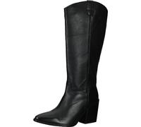 LAZAMANI Leder Stiefel, schwarz, 39 Schwarz