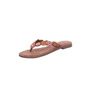Damen Zehentrenner 75.451 Beige Braun - Gr. - 36