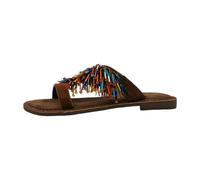 Lazamani Leder-Pantoletten in Hellbraun - 39% | Größe 39 | Damen Pantoletten