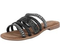 LAZAMANİ Hausschuh Schwarz Blockabsatz für Damen - 37