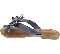 Lazamani Damen Zehentrenner in Schwarz, Größe 38