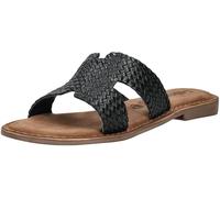 Lazamani Pantoletten Leder Schwarz - 42