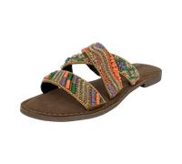 Lazamani ladies mules beads für Damen, bunt, Größe 38 EU