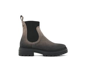 Lazamani Leder-Chelsea-Boots in Anthrazit - Größe 41 | Stiefeletten