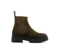 Lazamani Leder-Chelsea-Boots in Khaki - Größe 39 | Stiefeletten