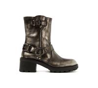 Lazamani Leder-Stiefeletten in Silber/Gold - Größe 40 | Stiefeletten