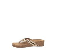 Lazamani Leia Damen Zehentrenner Leopard Größe 37