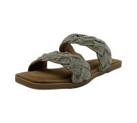 Lazamani Pantolette für Damen, silber, Größe 37 EU