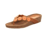 Lazamani Pantoletten für Damen aus Italien, Spanien und Portugal für Damen, beige, Größe 41 EU