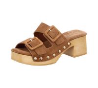 Lazamani Pantoletten für Damen aus Italien, Spanien und Portugal für Damen, beige, Größe 42 EU