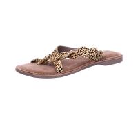 Lazamani Pantoletten für Damen aus Italien, Spanien und Portugal für Damen, braun, Größe 39 EU