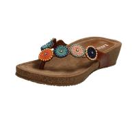 Lazamani Pantoletten für Damen aus Italien, Spanien und Portugal für Damen, bunt, Größe 38 EU