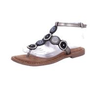 Lazamani Pantoletten für Damen aus Italien, Spanien und Portugal für Damen, schwarz, Größe 37 EU