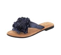 Lazamani Pantoletten für Damen aus Italien, Spanien und Portugal für Damen, schwarz, Größe 39 EU