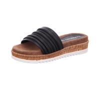 Lazamani Pantoletten für Damen aus Italien, Spanien und Portugal für Damen, schwarz, Größe 40 EU