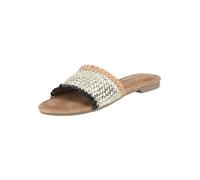 Lazamani Pantoletten in Gold - Größe 39 | Damen Pantoletten