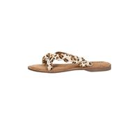 Lazamani Pantoletten Leder/Textil Leopard - 41