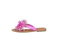 Lazamani Pantoletten Leder/Textil Pink - 37