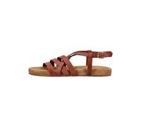 Lazamani Sandalen Leder/Textil Tan - 38