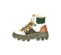 Lazamani Stiefelette Leder Grün Warmfutter - 41