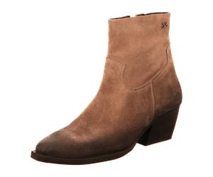 Lazamani Stiefeletten für Damen aus Italien, Spanien und Portugal für Damen, beige, Größe 39 EU