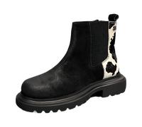 Lazamani Stiefeletten für Damen aus Italien, Spanien und Portugal für Damen, schwarz, Größe 39 EU