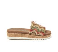 Lazamani Violet Damen Raffia-Pantoletten Taupe (LA75300taupe, EU Schuhgrößensystem, Erwachsene, Numerisch, M, 39)