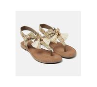 Lazamani Zehensandalen in Beige - Größe 39 | Damen Sandalen
