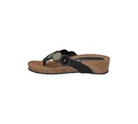 Zehentrenner LAZAMANI "Lazamani Zehensteg Leder", Damen, Gr. 38, schwarz, Leder, Schuhe Zehentrenner (45702243-38) schwarz