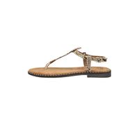 Lazamani Zehensteg Leder/Textil Beige - 40