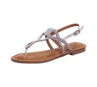 Damen Sandalen 33.510 Silver Braun - Gr. - 38