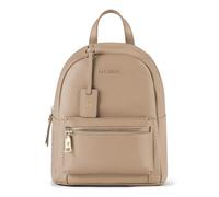 Lazarotti Bologna Damen City-Rucksack aus Echt-Leder | Tasche mit stufenlos verstellbaren Schulterriemen | Backpack 22 cm