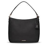Lazarotti Bologna Leather Schultertasche Leder 27 cm schwarz