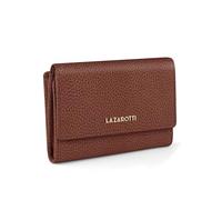 Lazarotti Bologna Leather XL Geldbörse mit Zip-Around Fach Leder 14 cm braun