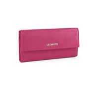 Lazarotti Leder-Geldbörse Bologna – 12 Kartenfächer, RFID-Schutz, 19 x 10 x 3 cm, pink