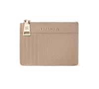 Lazarotti Bologna kompaktes Leder Airtag Kreditkartenetui für Damen | mit Reißverschlussfach, 4 Kartenfächer, RFID-Schutz & Schlüsselring | 11,5 x 8,5 x 1 cm