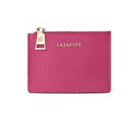 Lazarotti Bologna kompaktes Leder Kreditkartenetui für Damen | mit Reißverschlussfach, 4 Kartenfächer, RFID-Schutz & Schlüsselring | 11,5 x 8,5 x 1 cm