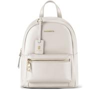 Lazarotti Bologna Damen City-Rucksack aus Echt-Leder | Tasche mit stufenlos verstellbaren Schulterriemen | Backpack 22 cm