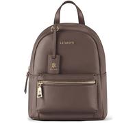 Lazarotti City-Rucksack Bologna – Echt-Leder, verstellbare Riemen – 27 cm, Braun, Damen