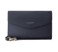 Lazarotti Bologna Leder Clutch | 23 cm mittelgroße Damen Umhängetasche | Hand-Tasche mit abnehmbarem & verstellbarem Schulterriemen