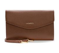 Lazarotti Bologna Leder Clutch | 23 cm mittelgroße Damen Umhängetasche | Hand-Tasche mit abnehmbarem & verstellbarem Schulterriemen