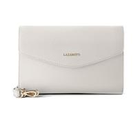 Lazarotti Bologna Leather Clutch Tasche Leder 23 cm weiss