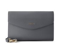 Lazarotti Bologna Leder Clutch | 23 cm mittelgroße Damen Umhängetasche | Hand-Tasche mit abnehmbarem & verstellbarem Schulterriemen