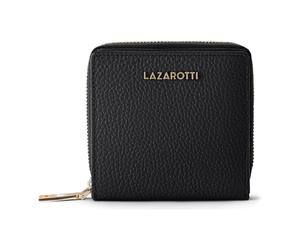 Lazarotti Bologna Leather Damengeldbörse black Damen