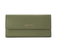 Geldbörse LAZAROTTI "Bologna Leather Geldbörse Leder 19 cm", Damen, grün (oliv), Leder, Kleinlederwaren (85452100-0) oliv