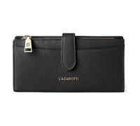 Geldbörse LAZAROTTI "Bologna Leather Geldbörse Leder 20 cm", Damen, schwarz, Leder, Kleinlederwaren (73214503-0) schwarz