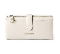 Geldbörse LAZAROTTI "Bologna Leather Geldbörse Leder 20 cm", Damen, beige (weiß), Leder, Kleinlederwaren (33369869-0) weiß